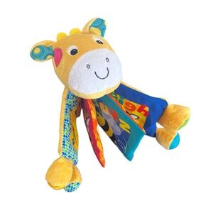 Kidoozie Farm Friends Crinkle Book Plush Horse Chick Pig Cow Bee Sheep Sensory